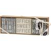 Primitives by Kathy Home Office Rules No Shoes Shower or Commute; Office Sweet Office; Work Is Interfering With My Enjoyment Of Working From Home Decor Sign Set