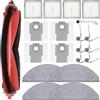 DianSung Accessori di Ricambio per Roborock Q10 S5 / Q10 S5+ aspirapolvere Robot,1 Spazzola a Rullo + 4 Panni + 4 Sacchetti + 6 spazzole Laterali + 4 filtri + Spazzola