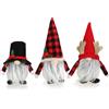 com-four® 3x Gnomi natalizi Premium - Decorazioni natalizie - Figure nane invernali - Oggetti decorativi - Troll decorativi irlandesi - Gnomo celtico con barba (3 pezzi - Irlandese-Celtico)