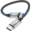 layajia Cavo USB C a Micro USB da 0,2 m, Cavo USB Tipo C a Micro di Ricarica Android a Treccia di Nylon Compatibile con Samsung Galaxy S7/S5/J3/5/J7, Huawei, HTC, LG e Dispositivi Micro USB
