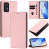 DENDICO Cover per Samsung Galaxy A33 5G, Custodia in PU Pelle Portafoglio con Blocco RFID, Chiusura Magnetica Cover per Samsung A33 5G, Rosa