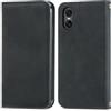Cracedily Cover per Sony Xperia 10 VI Case, Custodia Cover Pelle Premium Portafoglio con Porta Carte Magnetica Supporto Protezione Flip Case Custodia per Sony Xperia 10 VI, Nero