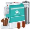 Teorema Giocattoli- Macchina per Il caffè Giocattolo, realmente funzionante, Serbatoio riempibile con Acqua, 2 Cialde, con 2 Tazze, con luci e Suoni, 67059