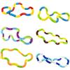 HoAhaMay 6 pezzi giocattoli Fidget Twist che riducono lo stress,giocattoli twist per le mani, giuntura rimovibile silenziosa,aiuta ad alleviare lo stress e l'ansia,autismo,adatto per adulti e bambini