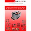 MONDO DECAL CARTA TRANSFER PER TATUAGGI TEMPORANEI - TEMPORARY TATTOO TRANSFER PAPER (1 SET A4 STAMPA LASER)