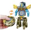 CudTrove Robot Fidget Spinner Trasformabile 2 In 1 | Giocattolo Sensoriale Antistress, Robotino Mini Trasformabile Per Bambini e Adulti | Giocattolo Hand Spinner Figo Da Viaggio Per Bambini Di 3 Anni (Oro)
