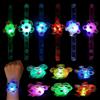 Aomig 14 Pezzi Braccialetti Luminosi per Bambini, Giocattoli a LED Regali Festa Compleanno, Luce Glow in The Gifts Scuro Favori di Partito Forniture