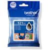 BROTHER Cartuccia Brother d'inchiostro nero LC521BK LC-521BK 500 Pagine