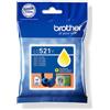 BROTHER Cartuccia Brother d'inchiostro giallo LC521Y LC-521Y 500 Pagine