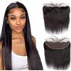 TNICE Human Hair Brazilian Unprocessed Straight Hair 13x4 Lace Front 14inch | Lace Closure Straight Human Hair 13x4 HD Lace Front 100%Unprocessed Virgin Hair Extensions Ear to Ear for Women Natural Black