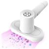 Yaasier Aspirapolvere per acari con luce UV, mini aspirapolvere con filtro HEPA, aspirapolvere portatile senza fili, con contenitore per la polvere permanente, per materassi, divani, cuscini, tappeti
