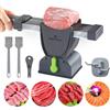 ONCE FOR ALL Set di coltelli da cucina per tagliare e affettare carne, macinatrice per carne, taglierina manuale per alimenti, ideale per maiale e agnello