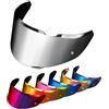 PSLER Visiera Casco per AGV New K3 (E2206),Solo per casco K3 taglia S/M/L - Visiera Colorata Accessori per Casco da Moto Ricambio(Argento)
