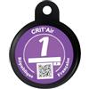 BLAUBODY Mini Crit Air Portadocumenti per Motocicletta Nero Cromato Modello a clip (Senza viti) Critair Portadocumenti Attrezzatura Accessori per Motociclette Scooter Ciclomotore Quad ATV ✪GARANZIA✪