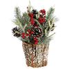com-four® Decorazione Natalizia Decorativa, Decorazione da tavola