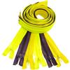 Aerzetix - Set di 6 Cerniere Lampo a Spirale separabili da 80 cm N°5 con cursore - Metallo Nylon Poliestere - Cucitura e Riparazione - Giallo-Verde Neon, Viola e Giallo