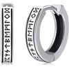 Eusense Orecchini Vichingo in Argento Sterling 925 Albero Della Vita/Bussola/Celtici/Martello Thor/Rune Orecchino Vichingo Gioielli Amuleto Nordico per Uomo e Donna