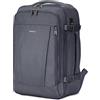 ECOHUB Zaino Ryanair 40x20x25, Zaino da Viaggio da 20L con 13 Tasche, Bagaglio a Mano, Borsa da Cabina per Voli, Zaino Donna Uomo in PET Riciclato per Trekking e Lavoro, Grigio Azzurro