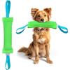 Yes4Quality - Giocattolo da masticare per cani - 30x9 cm, verde - Giocattolo resistente con 2 robuste maniglie - Robusto cuscino da masticare in nylon per cani di taglia piccola e media