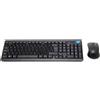 Simpletek Tastiera QWERTY Spagnolo wireless Mouse + Keyboard with Stickers 1000 DPI 2.4G Nano reciever - refurbished