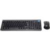 Simpletek Tastiera QWERTY Arabo wireless Mouse + Keyboard with Stickers 1000 DPI 2.4G Nano reciever - refurbished