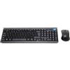 Simpletek Tastiera QWERTY Inglese (UK) wireless Mouse + Keyboard with Stickers 1000 DPI 2.4G Nano reciever - refurbished