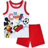 Disney Pigiama Bambino Mickey Mouse Canotta e Pantalone Corto Estivo Cotone 6581