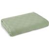 Morbidissimi Copriletto Leggero Happy in Piquet di Puro Cotone, Tinta Unita, Ideale per Primavera e Estate, Copri Letto Pratico Confortevole e Traspirante Matrimoniale 260x260 cm Salvia
