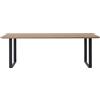 Muuto - Tavolo rettangolare 70/70 OUTDOOR - Legno naturale - Mogano Sapelli certificato FSC - Designer Taf Architects