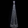 BAKAJI Albero Natale Luminoso Colore Bianco Freddo 753 LED 280cm Decorazione per Estern