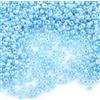 Perlin 6500 perline rocailles in vetro lucido, 2 mm, 10 colori, 11/0, colore a scelta (azzurro)