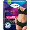 Tena Silhouette - Plus Noir Vita Bassa Mutandine Assorbenti Femminili Taglia L, 10 mutandine