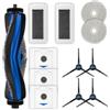 COWINORY (12 Pezzi) N30 Omni Ricambi Compatibili con ECOVACS DEEBOT N30 Omni/N30 Pro Omni Aspirapolvere Robot - Kit Accessori: 1 Spazzola Rotante, 4 Spazzole Laterali, 3 Sacchetti, 2 Filtri, 2 Stracci