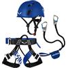 Salewa Set completo da ferrata Attac/Evo/Toxo 3.0, Nero, UNI