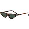 LJCZKA Retro Occhiali da Sole Occhi di Gatto da Donna Occhiali da Sole Stretti Gatto alla Moda con Protezione UV400