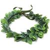 Ever Fairy Corona per capelli da sposa per ragazze, con fiori, fascia per capelli da donna, stile bohémien, ghirlanda di fiori per neonati, corona per capelli (foglia verde), Foglia verde., 1 count