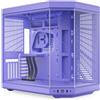 HYTE Case HYTE Y70 - Mid Tower ATX, vetro panoramico a 3 pannelli, supporta fino a 4 slot GPU, Taro Milk
