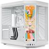 HYTE Case HYTE Y70 Touch Infinite - Mid Tower ATX, vetro panoramico con touchscreen IPS integrato da 14,9″, supporta...