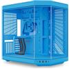 HYTE Case HYTE Y70 - Mid Tower ATX, vetro panoramico a 3 pannelli, supporta fino a 4 slot GPU, Blueberry Milk