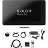 Wacom Cintiq Pro 24 Display Interattivo e Penna Wacom Pen Pro 2; Tavoletta Grafica con Schermo LCD 24 per Disegno Digitale; Fino a 4K UHD; Compatibile con Windows & OS X; Nero