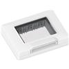 ECOVA SUPPORTO IDROBOX 3 POSTI IP55 BIANCO VP42 COMPATIBILE VIMAR PLANA VP42-CP-ECO27341