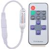 OTOTEC Telecomando Senza Fili RF per dimmer a Singolo Colore LED DC 12V 12A Mini dimmer in Linea