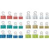 MAUL Molle fermacarte mauly® 24 clip colorate in metallo | bianco blu marrone verde rosa turchese, presa salda sui fogli, ordine creativo, facile da appendere e rimuovere