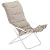 Fiam Poltrona Fiesta Soft Beige Telaio Bianco di Fiam