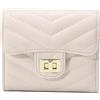 LJCZKA Portafoglio Piccolo Donna in Pelle PU, Portafogli Compatto con Cerniera, Portafoglio Porta Carte di Credito con Portamonete