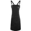 Catime Grembiule Cucina Uomo Donna, Grembiule da Lavoro Unisex, Grembiule Barbecue con 2 Tasche, Slot Carte e Schiena Incrociata, Grembiule Pittore Adulto Impermeabile, Grembiule Giardino (Nero)