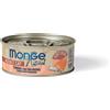 MONGE JELLY PEZZETTI DI TONNO BONITO E SALMONE 80GR Prezzo x 24 unità