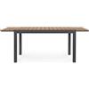 BIZZOTTO ELIAS TAVOLO ALLUNGABILE 140-200x90cm ANTRACITE 0662179 BIZZOTTO