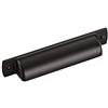 Amerock Rochdale - Maniglia per cassetto, 96 mm, 96 mm, confezione da 10, colore: nero opaco