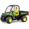 bruder 02490 - John Deere Gator XUV 855D con conducente, veicoli, agricoltura, silvicoltura, operaio, figura bworld